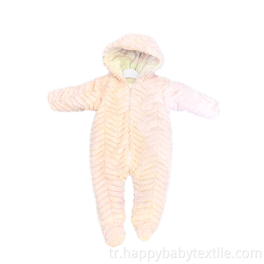 % 100 polyester PV kumaş oymalı bebek romper 100% Polyester PV Fabric Carved Baby Romper